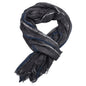 Men's Retro Gentleman Gold Thread Striped Scarf