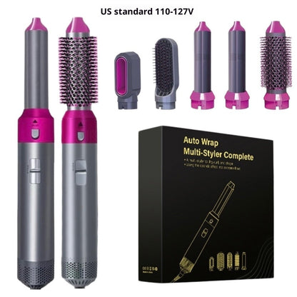 Multifunctional Five-in-one Automatic Curler Straight Comb Hair Dryer