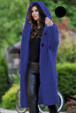 Medium Length Sweater Hooded Cardigan Women's Sweater