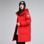 Women's Mid-length Down Jacket Loose Plus Size Casual Warm Jacket