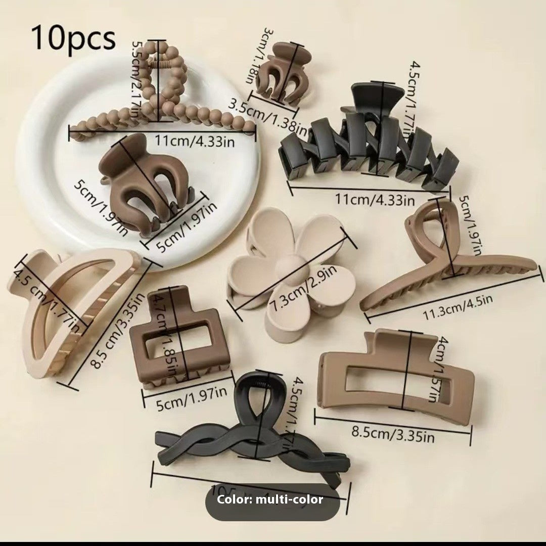 Shark Clip Frosted Hair Clip Women
