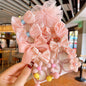 Children's Elastic Flower Baby Hair Ring Mesh Bow