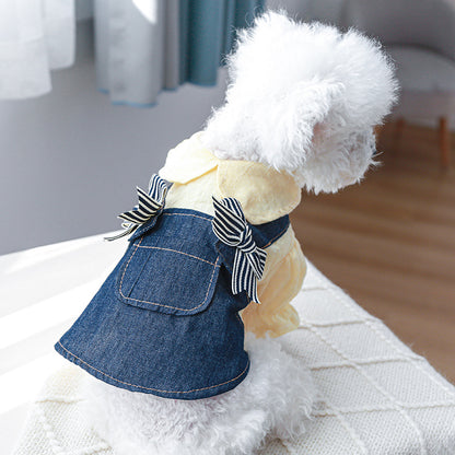 Pet Dog Cat Dress Suspender Skirt