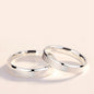 Fine Silver Platinum Plated Adjustable Ring