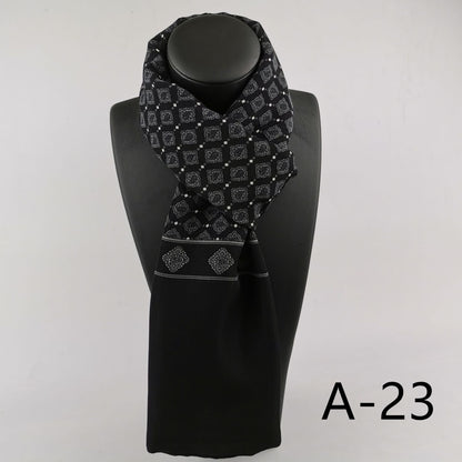 Men's Double Layer Washed With Cashmere Scarf Warm