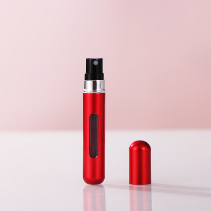 Perfume Sub-bottles Color Direct Charging Aluminum Perfume Bottle Press Head Portable Travel Split Liquid Spray Bottle