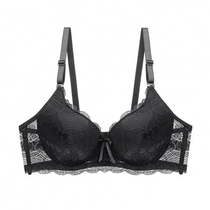 Lace Hollow Massage Push Up Bras Underwear For Women