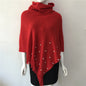 Women Batwing Tassel Knit Shawl