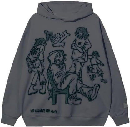 Loose-fitting Couples Oversize Hoodie