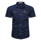 Summer Military Uniform Short-sleeved Shirt For Men