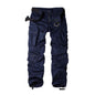 Men's Overalls With Multiple Pockets Loose And Wear-resistant Casual