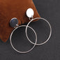 Simple Style Temperament Earrings Japanese And Korean Large Circle Earrings Earrings Earrings Earrings Women