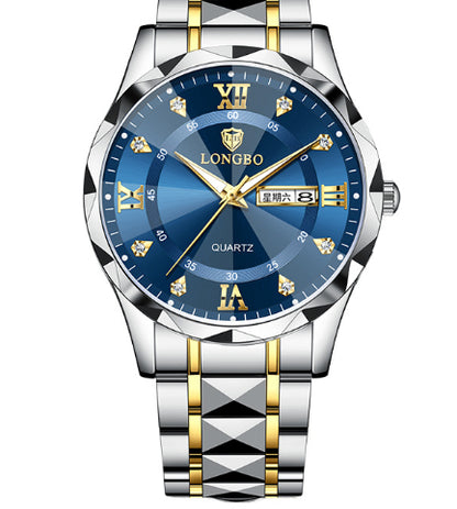 Waterproof Luminous Dual Calendar Watch