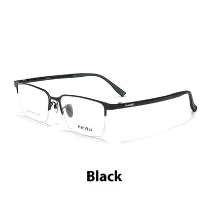 Ultra-light Titanium Frame Plastic Steel Leg Glasses