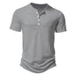Men's Casual Solid Color Slim-fit Short Sleeve