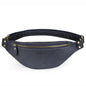Retro Crazy Horse Leather Men's Waist Bag Genuine Leather