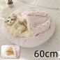 .Pet Bedding 2 In 1 Dog And Cat Bed Pet Winter Bed Round Plush Warm Bed House Soft Long Plush Pets Bed Pet Products