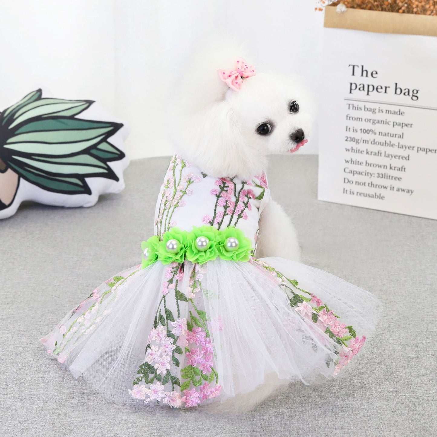 Pet Skirt Wedding Dress Dog Clothes