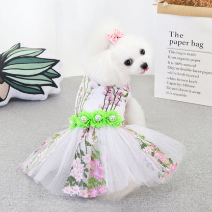 Pet Skirt Wedding Dress Dog Clothes