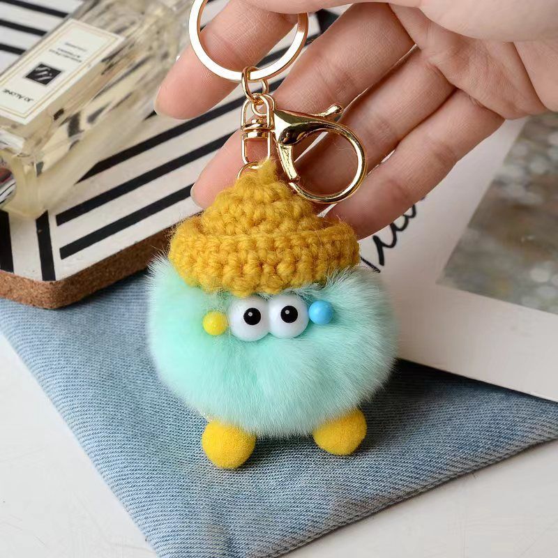 Briquette Cute Plush Bag Pendant Key Ring