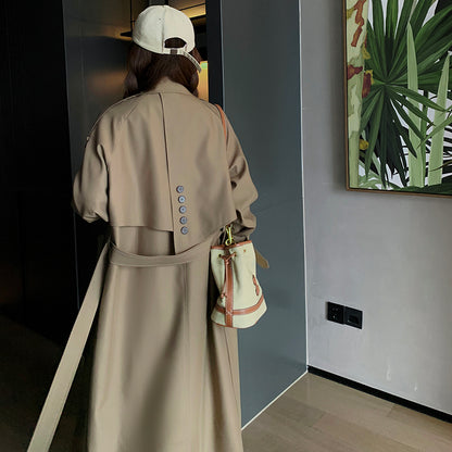 Spring And Autumn New Long Sleeve Trench Coat Women