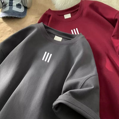 Trendy High-end Half-sleeve Couple Outfits