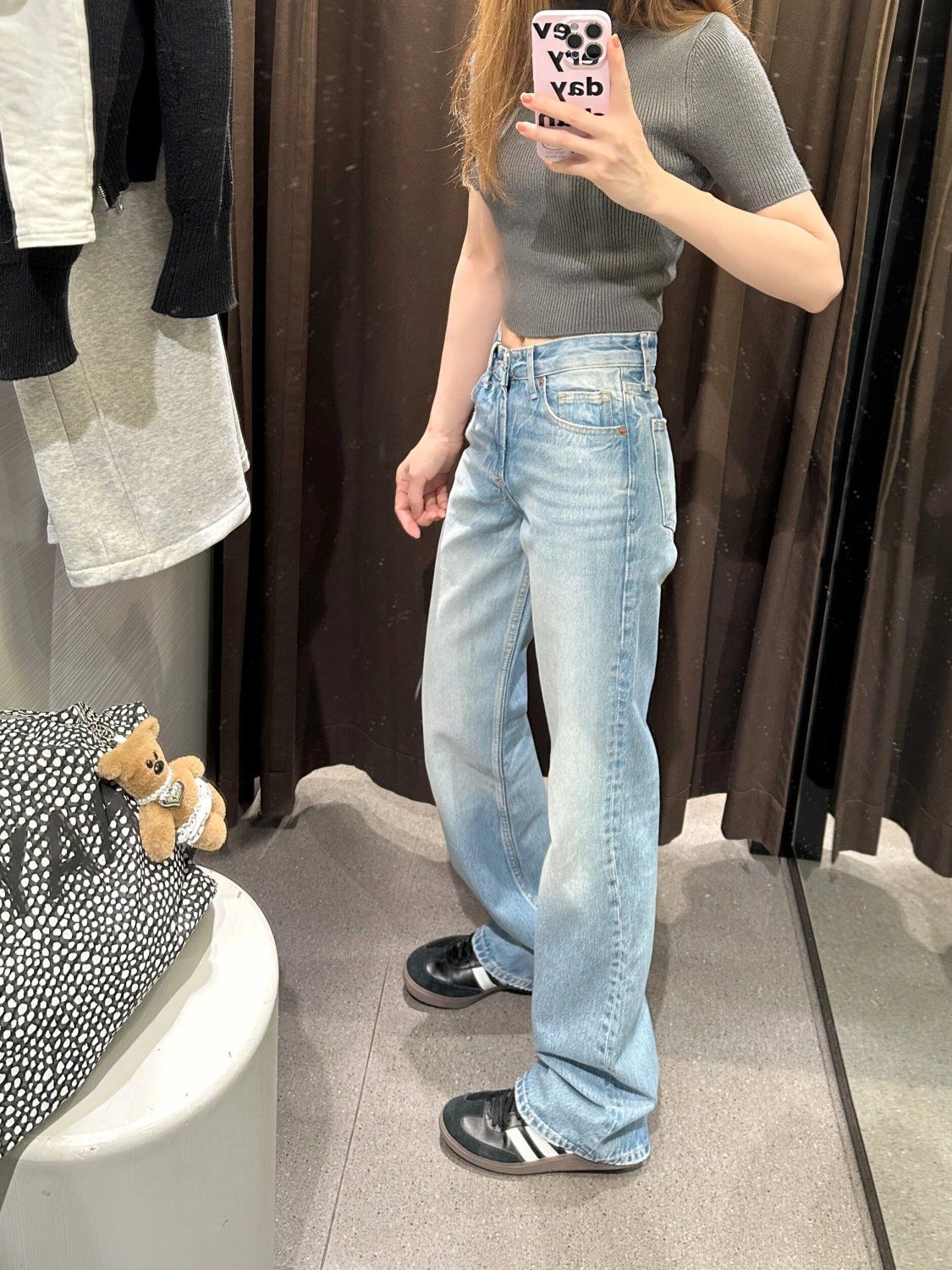 Plus Size American Washed Straight Jeans For Women Spring New