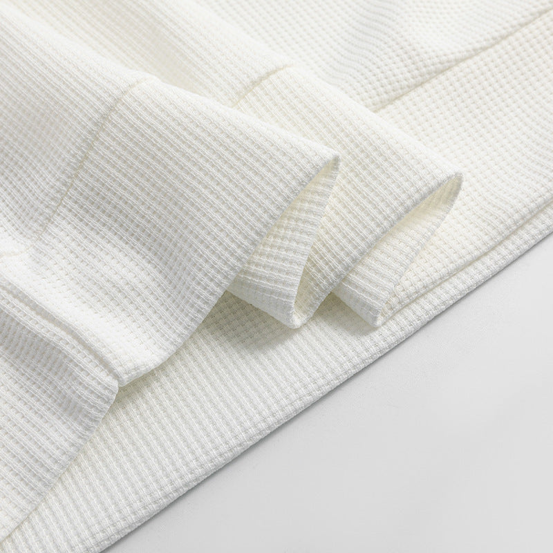 Men's Long-sleeved Shoulder Pleated Sweater