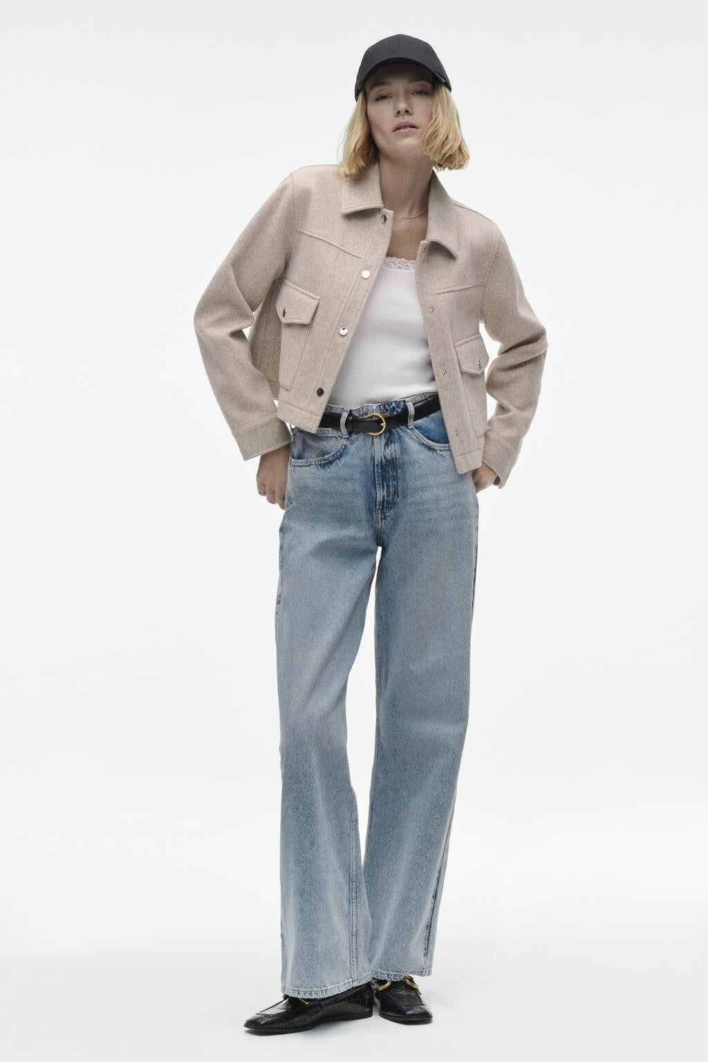 All-matching Turn-down Collar Long Sleeve Soft Blazer Jacket