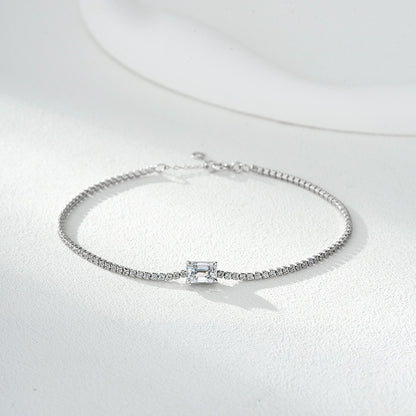 Diamond encrusted Bracelet Made Of S925 Sterling Silver  Fully Set With Zirconia