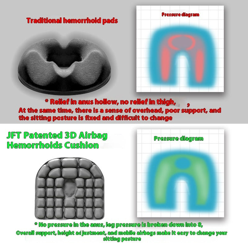 3D Airbag Hemorrhoids Cushion Massage Airbag Cushion