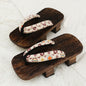 Clogs Men's Men's Cos Tong-burning Two-tooth Clogs Slippers