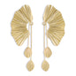 Scallop Earrings Earrings Leaf Earrings