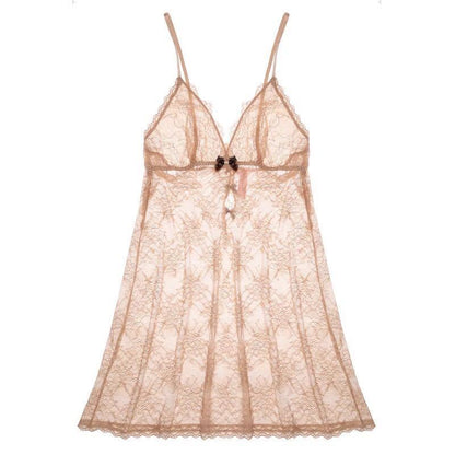 Embroidered comfortable nightgown