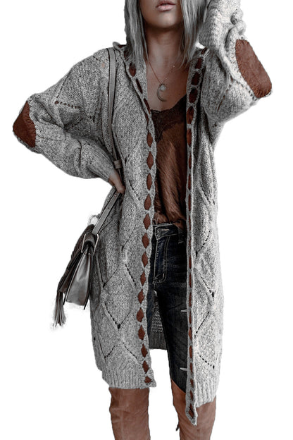 Color Block Sweater Long Sleeve Cardigan Sweater