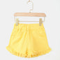 Fashionable Summer Denim Color Shorts For Big Kids