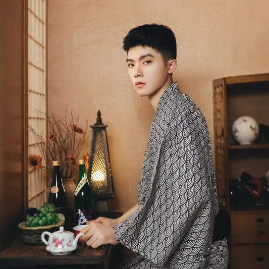 Men's Formal Wear Traditional Japanese Kimono