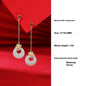 Magnolia Hetian Jade Necklace Female S925 Sterling Silver