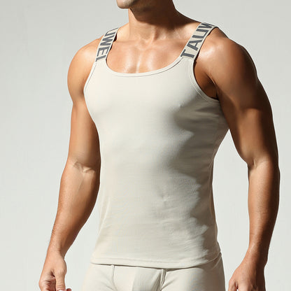Men's Solid Color Casual Versatile Sports Vest