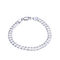 Silver Men's Bracelet Trend Horsewhip Men
