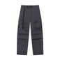 Straight Cargo Pants Men's Multi-pocket Paratrooper Pants