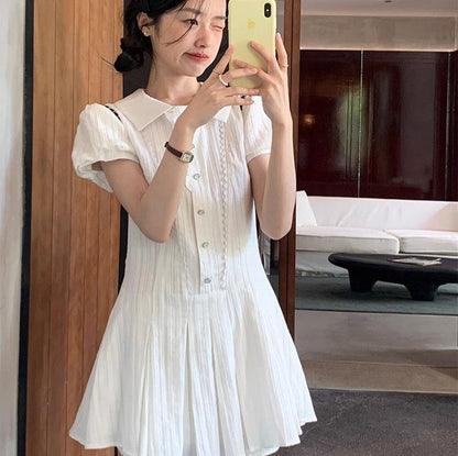 College Style Blouse Dress Women