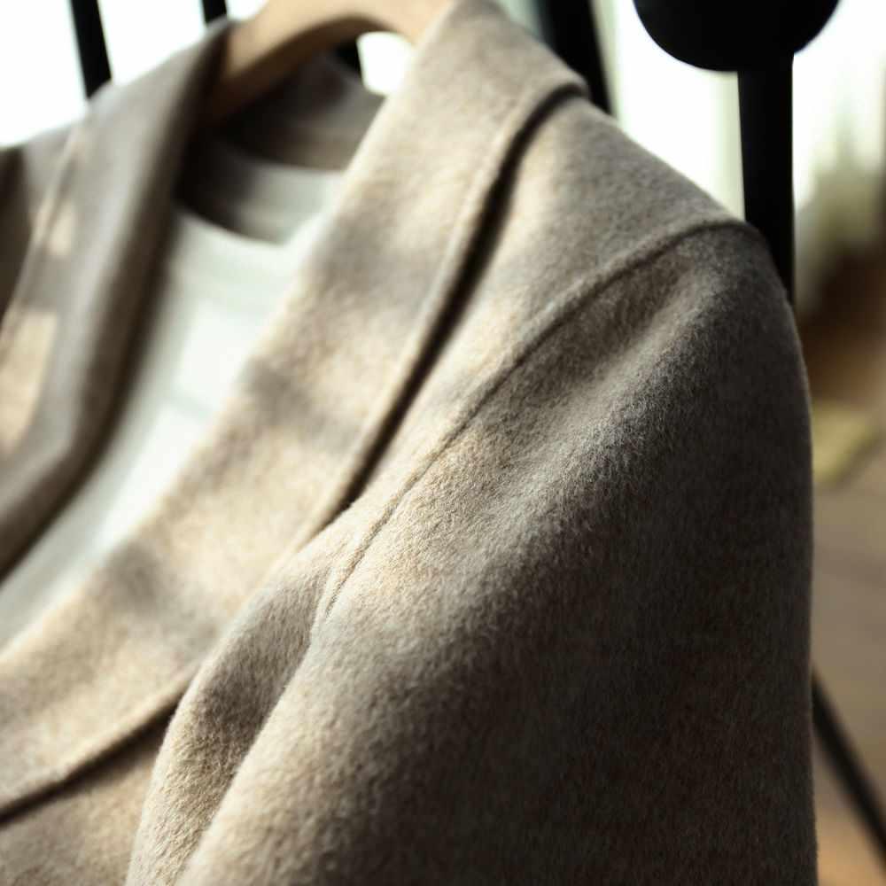 Waist Was Thinner Professional One Button Woolen Suit Jacket