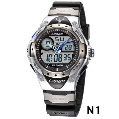 Dual display dual machine sports watch