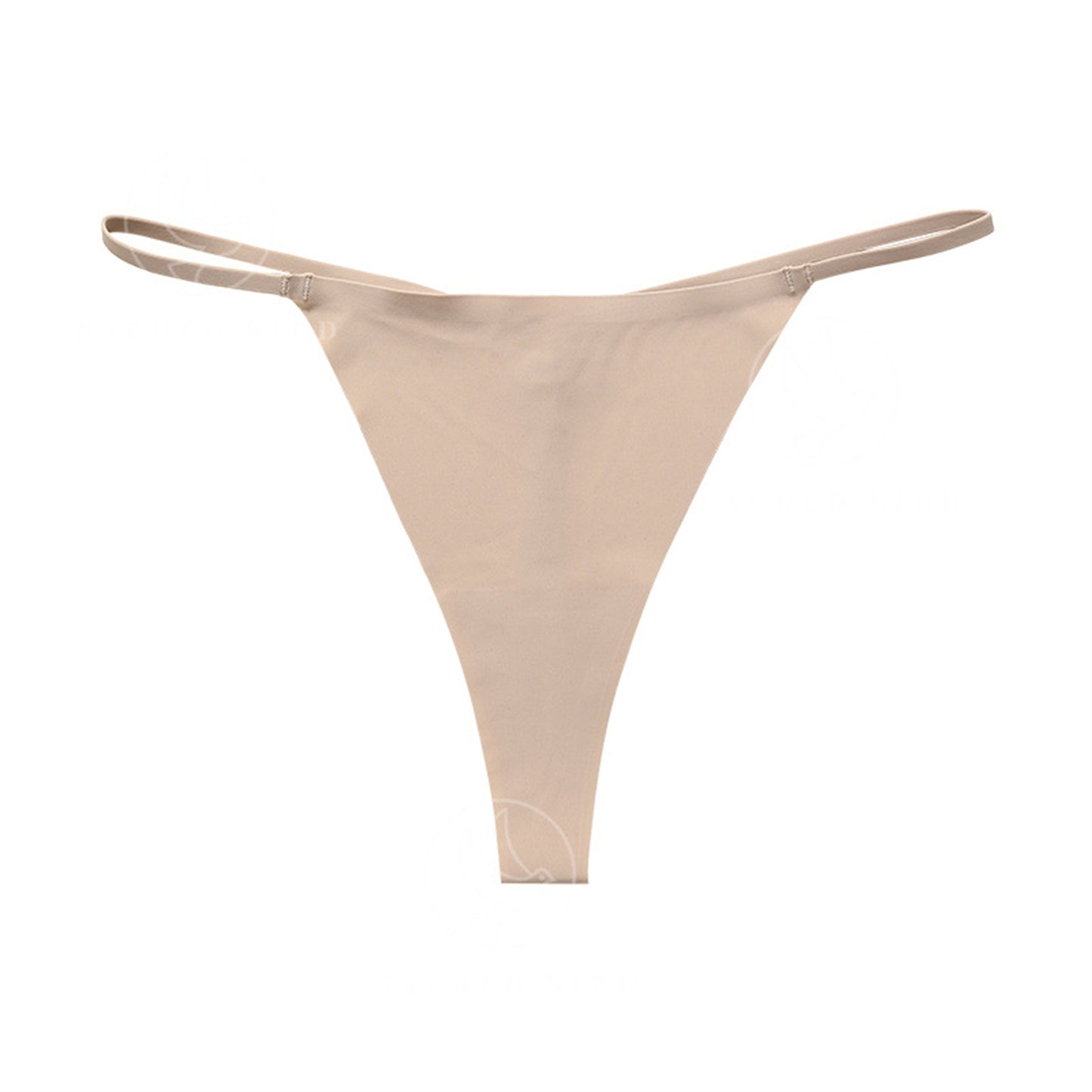 Seamless Thin Belt Buckle T-shaped Panties T-string For Women Underwear
