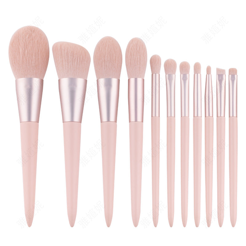 Light Blue Handle Makeup Soft Soft Hair Foundation Eye Shadow Brush