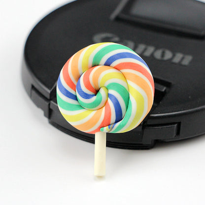 Shoe Flower Lollipop Macaron Cave Shoes Decoration Flower Hole Hole School Bag Decoration