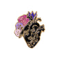 Men's And Women's Fashion Simple Heart-shaped Brooches