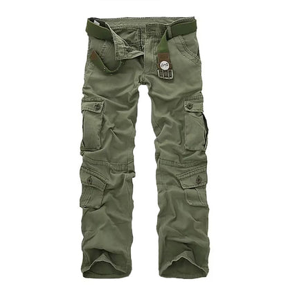 Men's Overalls With Multiple Pockets Loose And Wear-resistant Casual