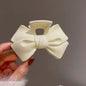 Barrettes All-match Hair Updo Holder Simple High Ponytail Shark Clip